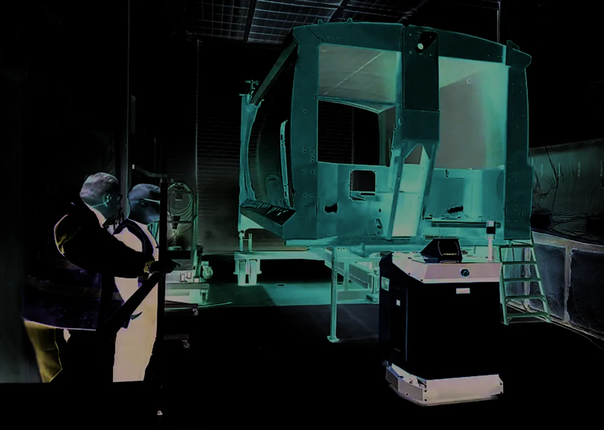 MasterMover PS7000+ power-steered tug moving heavy plant inside a workshop